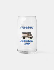 Carhartt WIP Cold Drinks Can Glass - Clear
