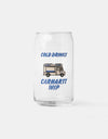 Carhartt WIP Cold Drinks Can Glass - Clear