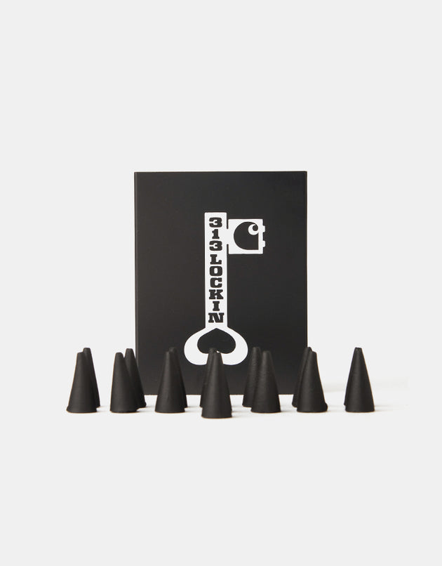 Carhartt WIP Locked Cone Incense - White/Black