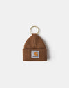 Carhartt WIP Mini Watch Hat Keychain - Hamilton Brown