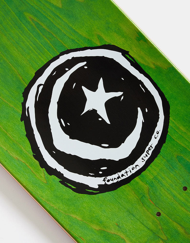 Foundation Witkin Star & Moon Skateboard Deck - 8.5"