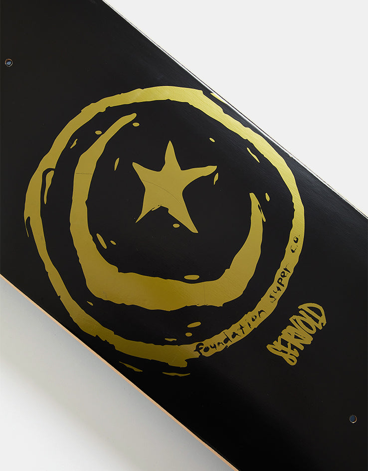 Foundation Servold Star & Moon Skateboard Deck - 8.25"