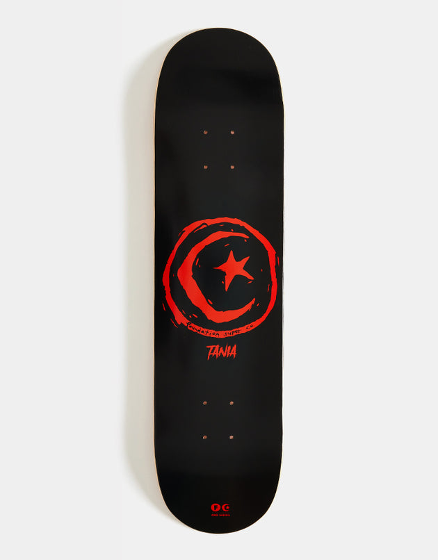 Foundation Cruz Star & Moon Skateboard Deck - 8"