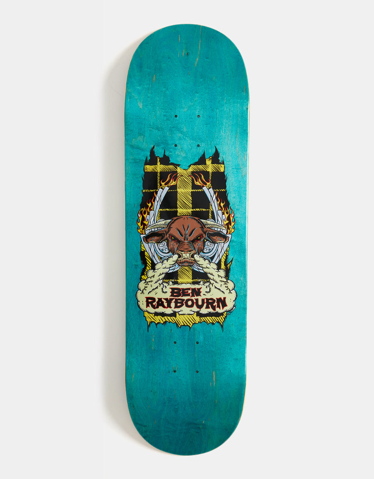 Metal Raybourn Steer Skateboard Deck - 9"