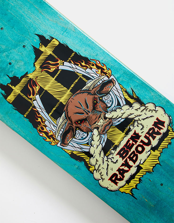 Metal Raybourn Steer Skateboard Deck - 9"