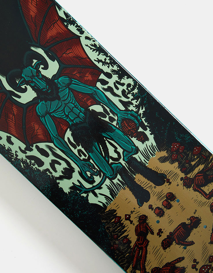 Metal Jersey Devil Skateboard Deck - 8.375"