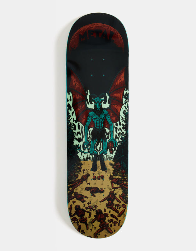 Metal Jersey Devil Skateboard Deck - 8.6"