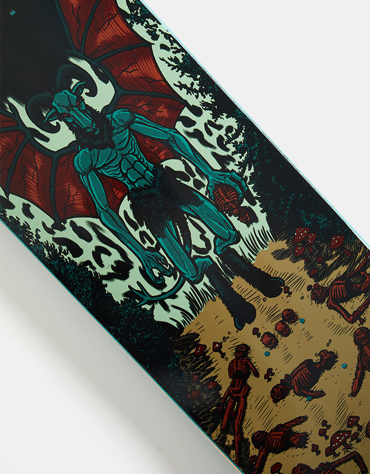 Metal Jersey Devil Skateboard Deck - 8.6"