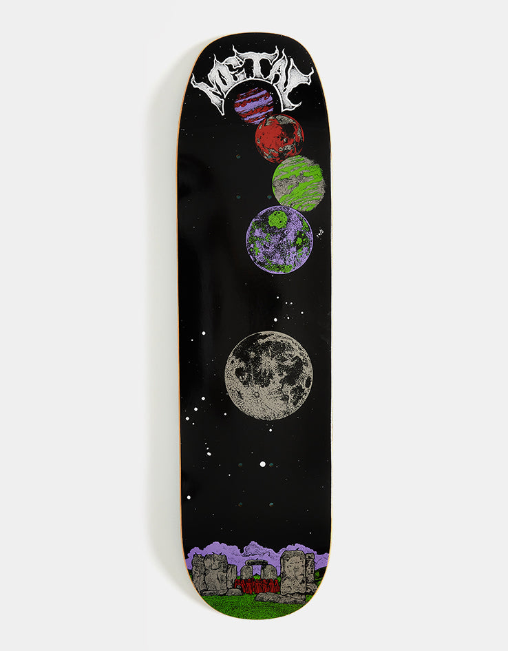 Metal Solstice Skateboard Deck - 8.25"