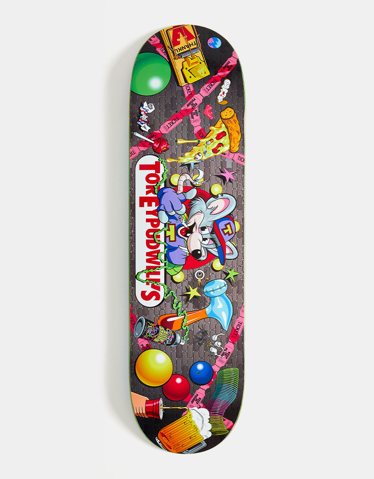 Thank You Pudwill Entertainment Cheese Skateboard Deck - 8.5"