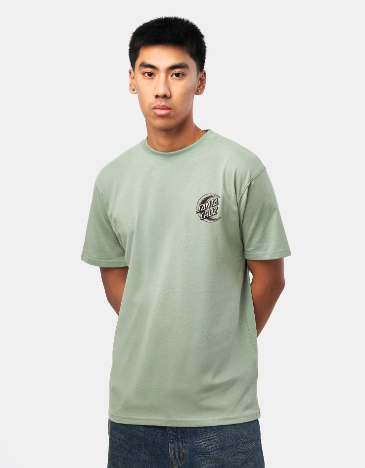 Santa Cruz Crescent Moon Chest T-Shirt - Moon Rock