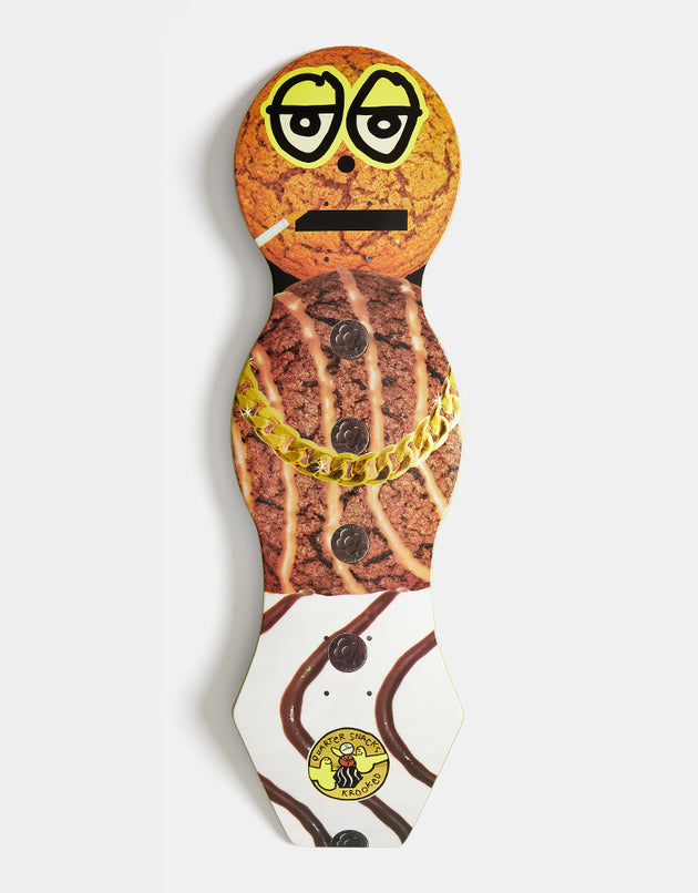 Krooked x Quartersnacks Snackman Cruiser Skateboard Deck - 9"