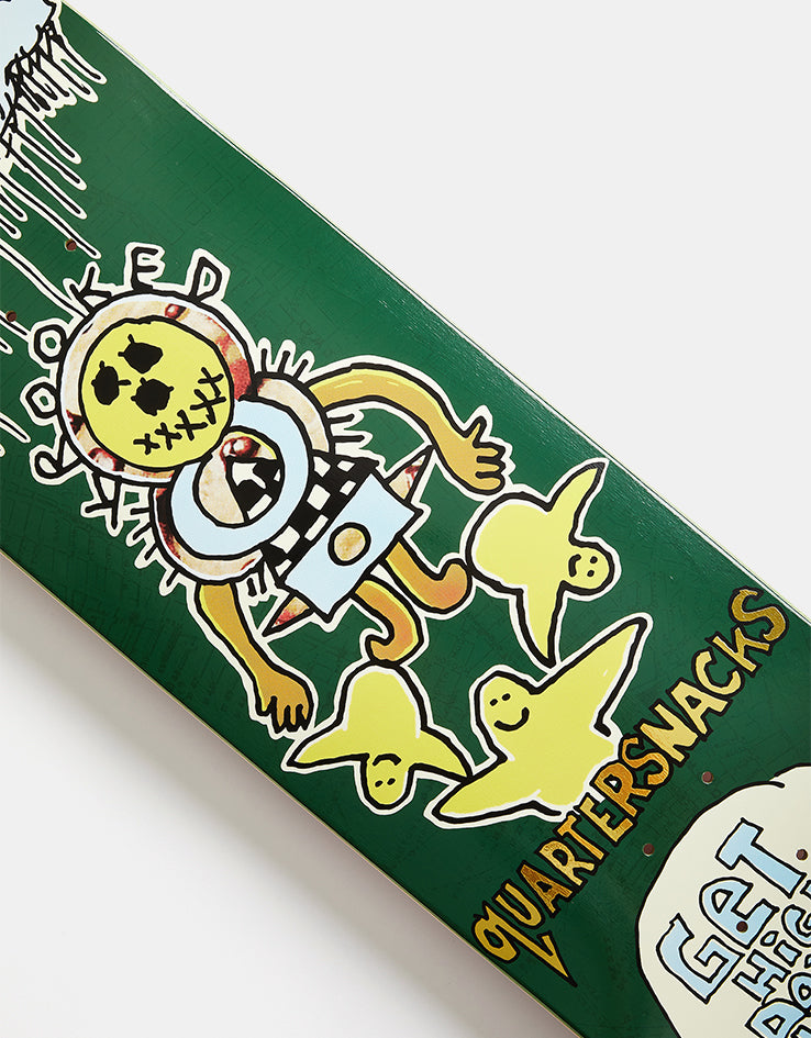 Krooked x Quartersnacks Get High Skateboard Deck - 8.25"