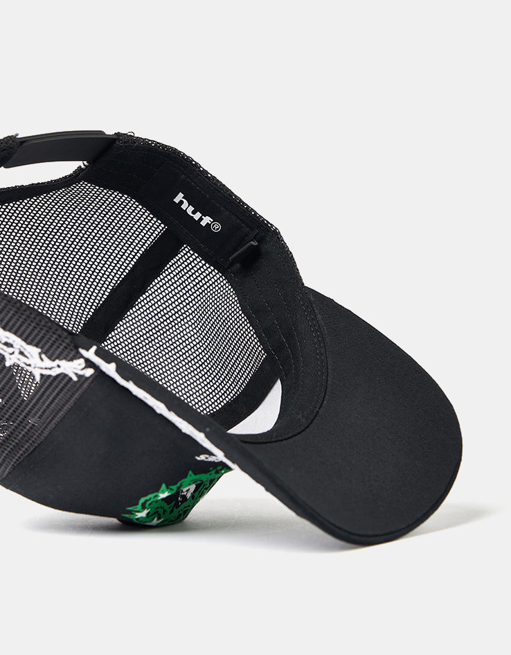HUF Fantasies Trucker Cap - Black