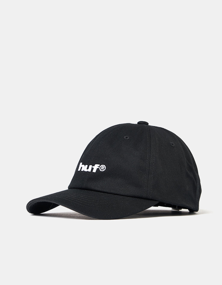 HUF 89 Embroidered 6 Panel CV Cap - Black/White