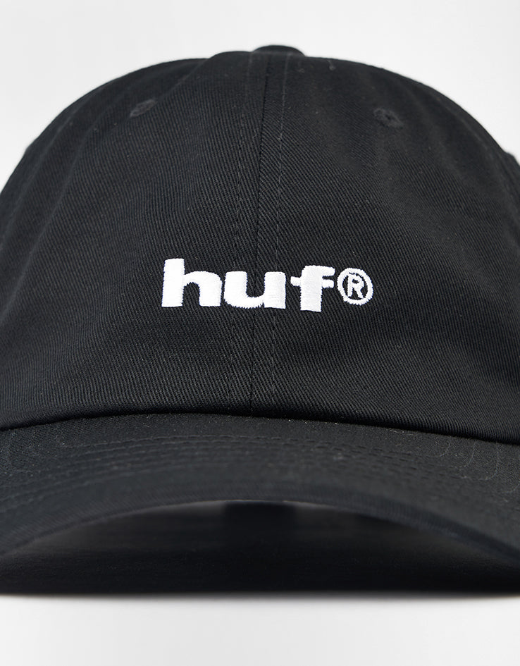 HUF 89 Embroidered 6 Panel CV Cap - Black/White