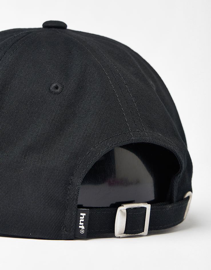 HUF 89 Embroidered 6 Panel CV Cap - Black/White