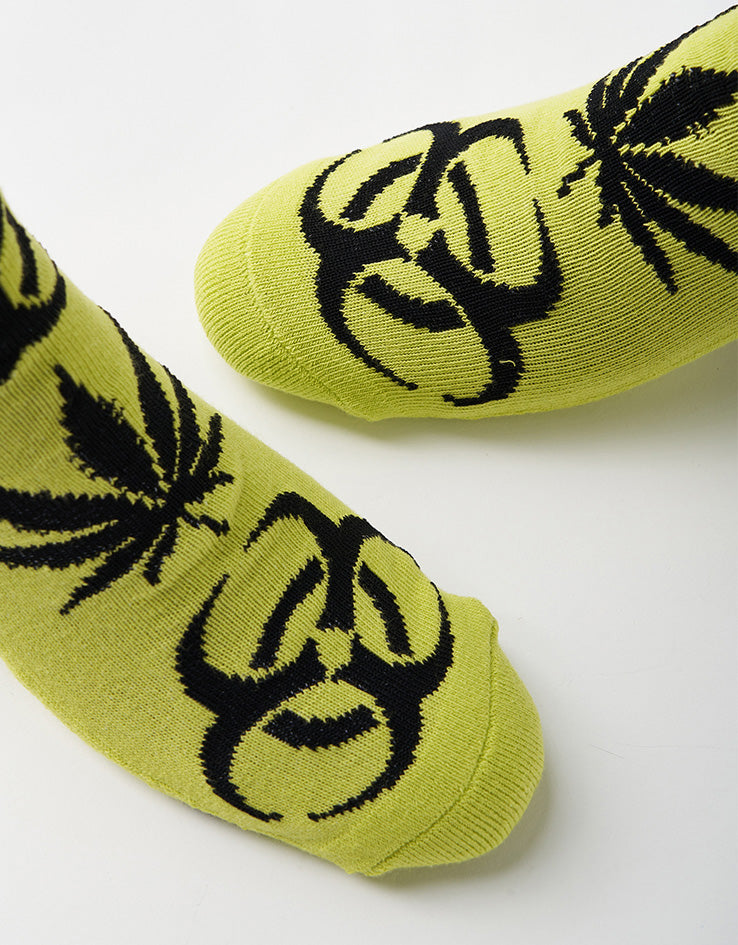 HUF Sector Plantlife Socks - Safety Green