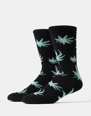 HUF Green Buddy Exhale Socks - Black