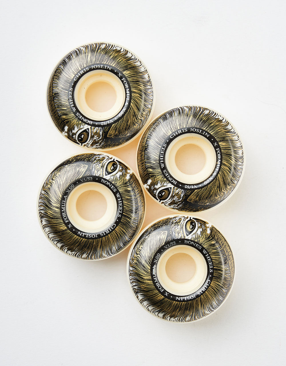 Bones Wheels Joslin Rampage X-Formula V1 Standard 99a Skateboard Wheels