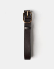 Vans Determined Leather Belt - Coal Brown