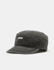 Obey Boxcar Pillbox Cap - Pigment Black
