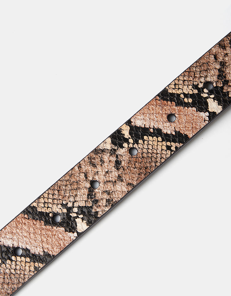 Obey Classic Leather Belt - Snake