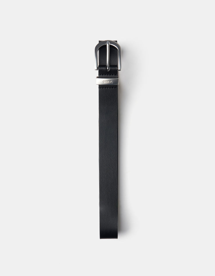 Obey Classic Leather Belt - Black