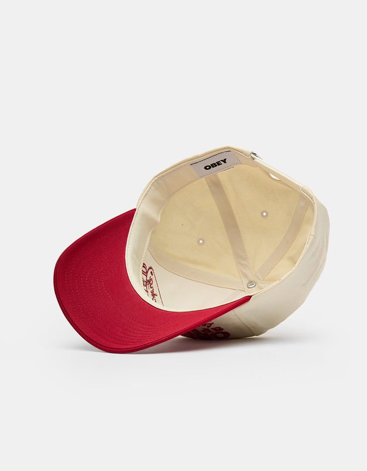 Obey Speed Squad Snapback Cap - True Red Multi