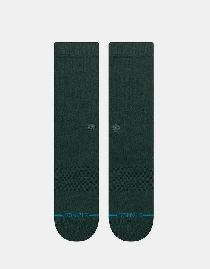 Stance Icon Dyed Crew Socks - Pine