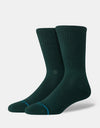 Stance Icon Dyed Crew Socks - Pine