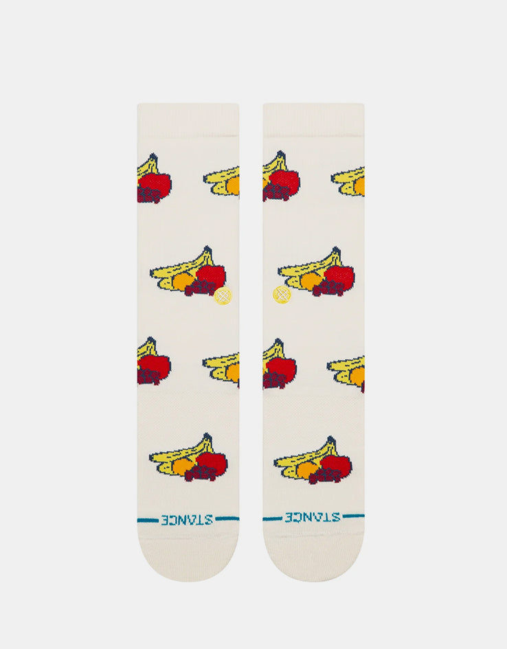 Stance Fruits Crew Socks - Canvas