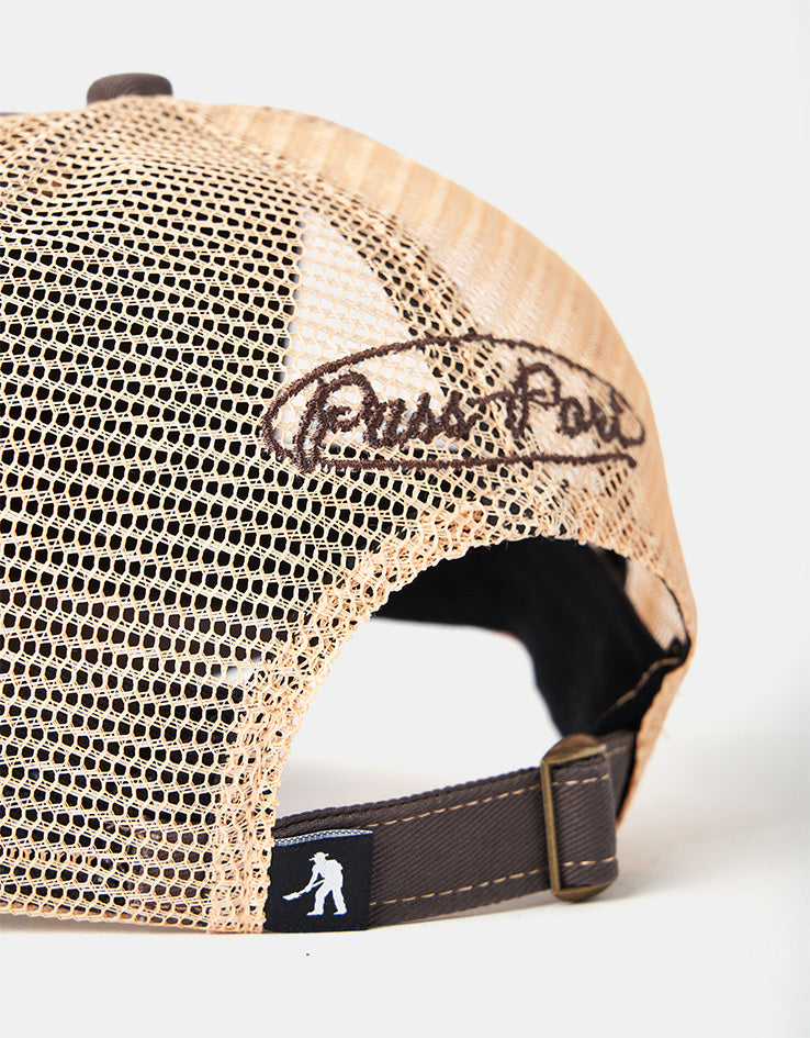 Pass Port Over It Packers Trucker Cap - Coffee