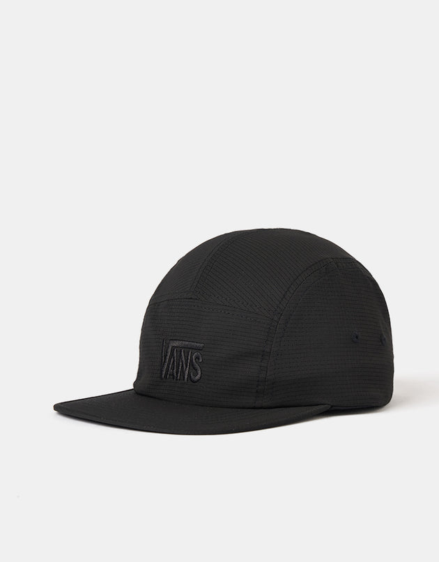 Vans Stretch Logo Camper 5 Panel Cap - Black