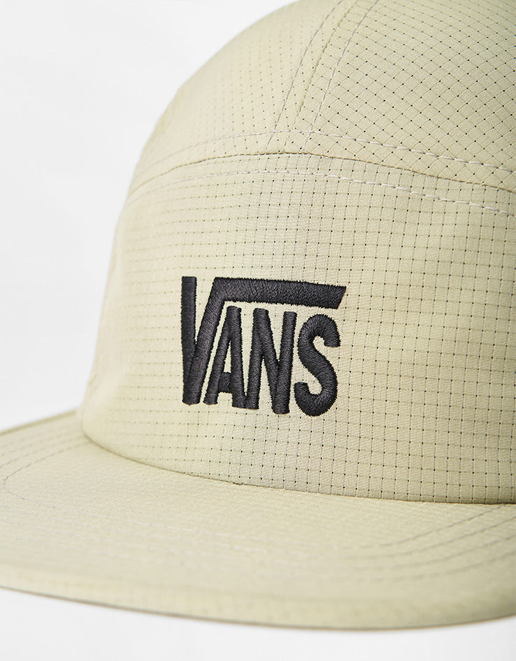 Vans Stretch Logo Camper 5 Panel Cap - Soft Sage