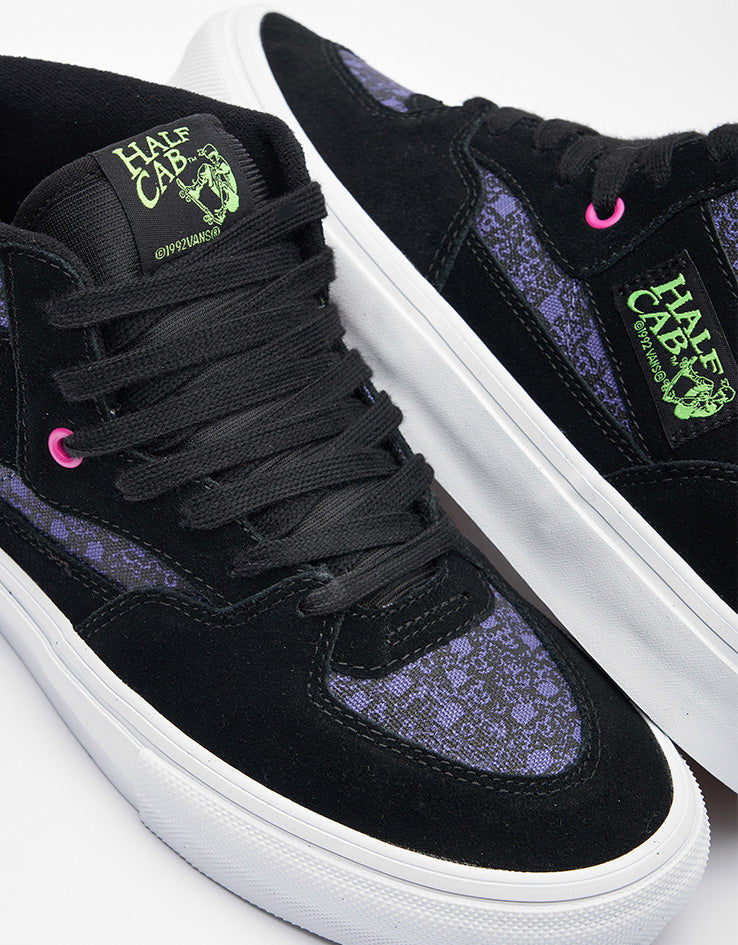 Vans Skate Half Cab Shoes - Acid Airbrush Violet Purple