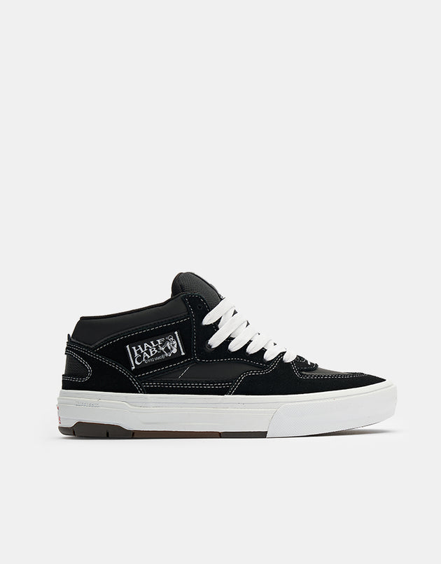 Vans Skate Half Cab Wafflecup Shoes - Black/White