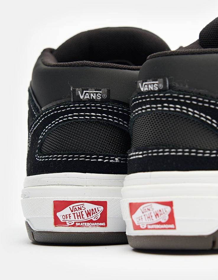 Vans Skate Half Cab Wafflecup Shoes - Black/White