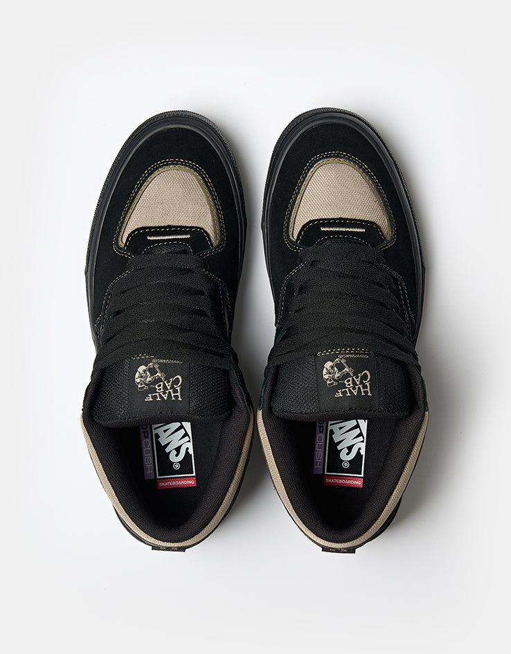 Vans Skate Half Cab Wafflecup Shoes - Black/Peyote