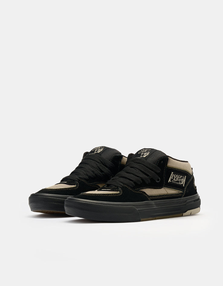 Vans Skate Half Cab Wafflecup Shoes - Black/Peyote