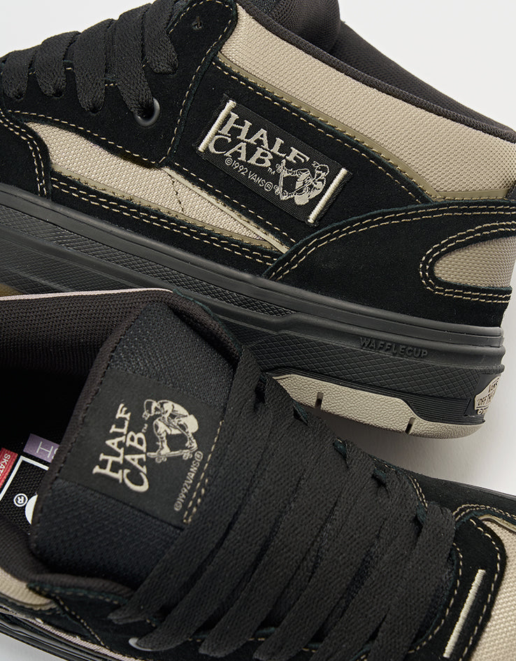 Vans Skate Half Cab Wafflecup Shoes - Black/Peyote