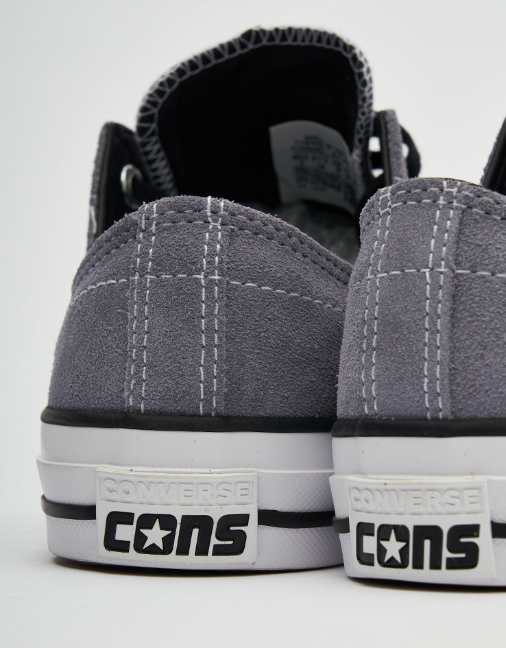 Converse Chuck Taylor All Star Pro Ox Suede Skate Shoes - Thunder Whale/Black/White