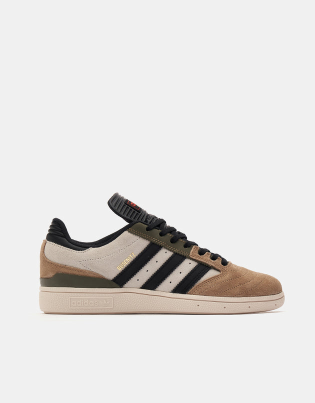 adidas Busenitz Skate Shoes - Cardboard/Core Black/Olive Strata