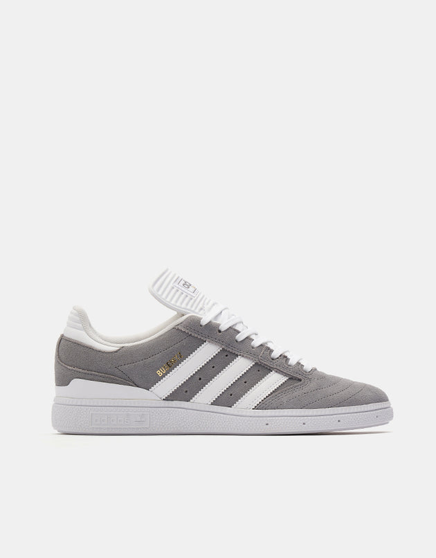 adidas Busenitz Skate Shoes - Grey/White/Gold Metallic