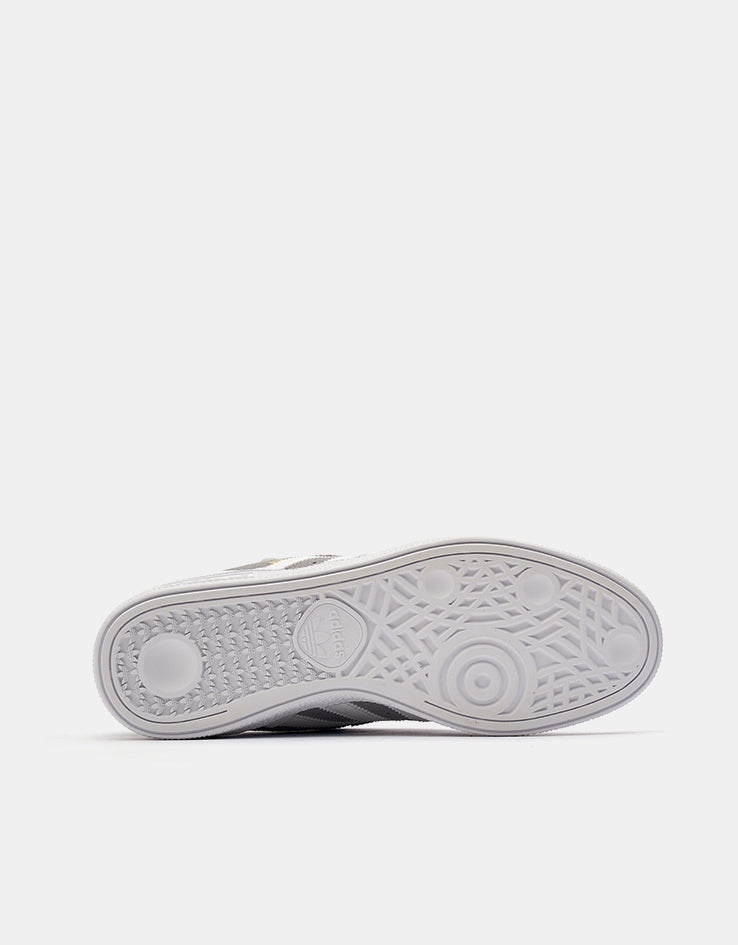 adidas Busenitz Skate Shoes - Grey/White/Gold Metallic