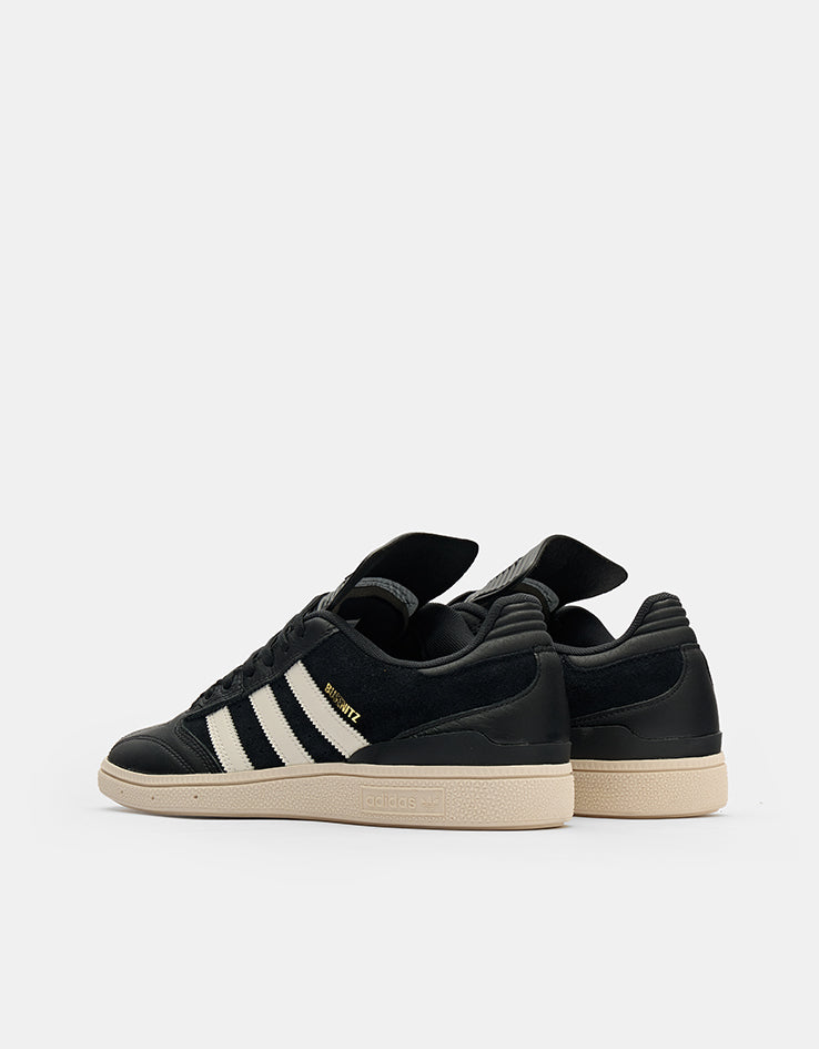 adidas Busenitz Skate Shoes - Core Black/Chalk White/Gold Metallic