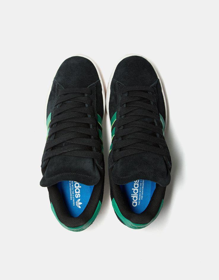 adidas Campus 90s ADV Skate Shoes - Core Black/Court Green/White