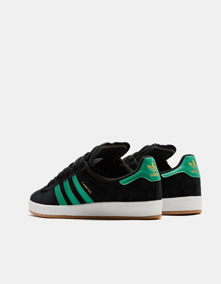 adidas Campus 90s ADV Skate Shoes - Core Black/Court Green/White