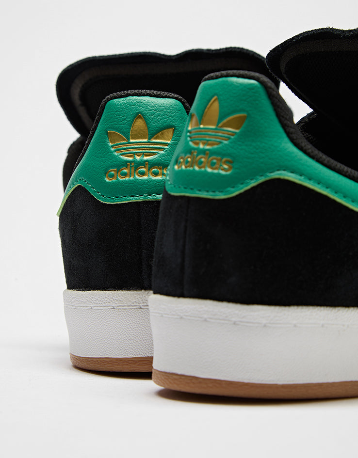 adidas Campus 90s ADV Skate Shoes - Core Black/Court Green/White