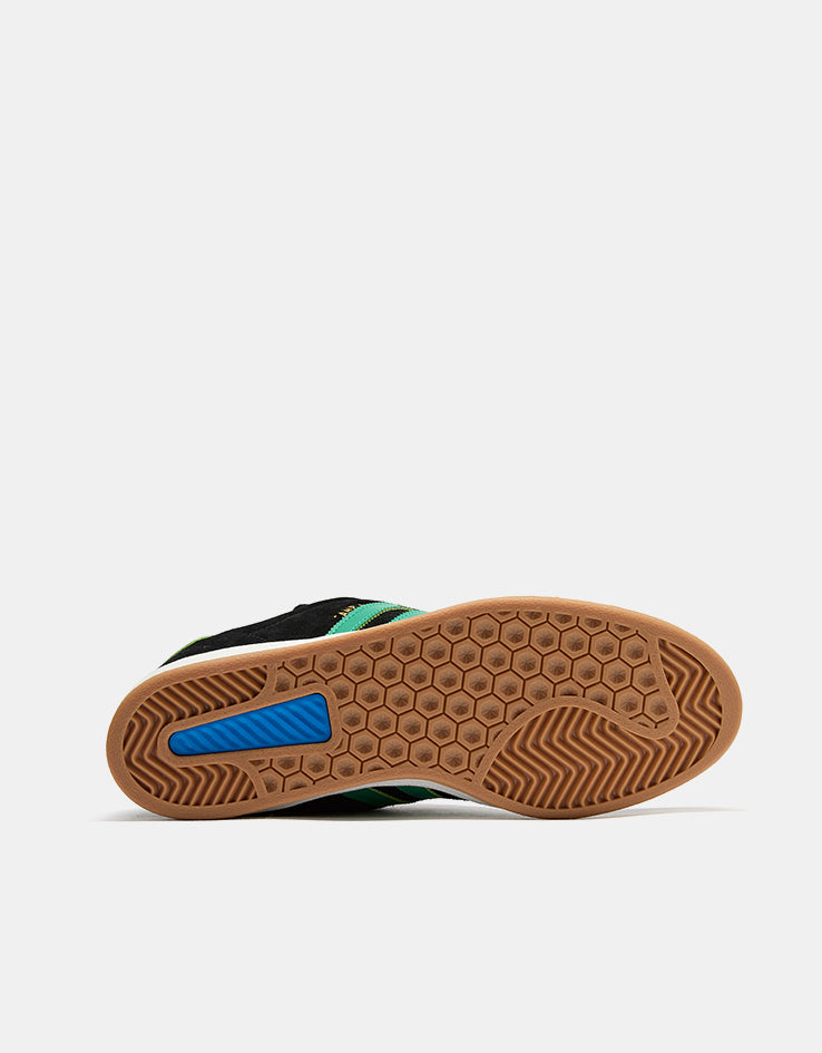 adidas Campus 90s ADV Skate Shoes - Core Black/Court Green/White